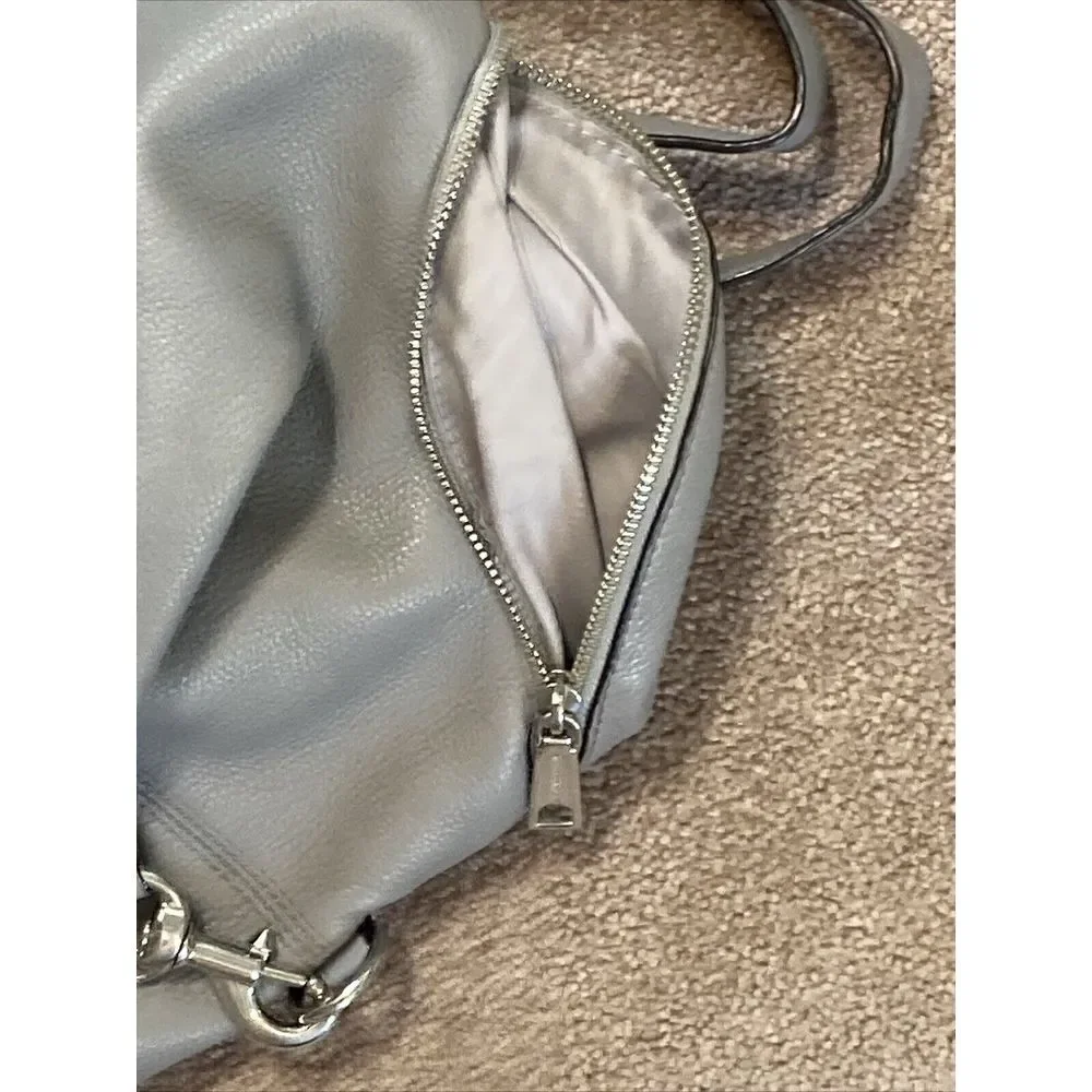 Rebecca Minkoff Julian Backpack  Grey  Pebbled‎ Leather Medium Bag